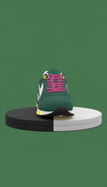 Sneaker de cuero vegano blanco
